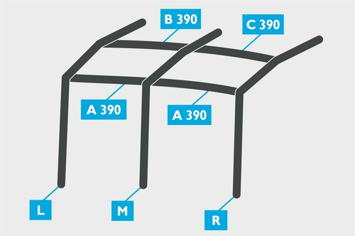 Replacement air poles - air, for